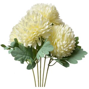 Clayre & Eef 6PL0362W Decorative Branch Flowers White...