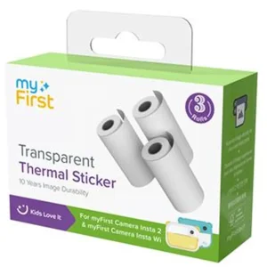 myFirst Transparent Thermal Sticker 3 rolls for Camera...