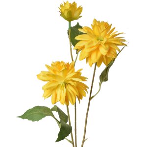 Clayre & Eef 5PL0130Y Artificial flower yellow...