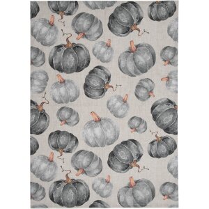 Clayre & Eef CSP42-2 Kitchen towel pumpkin motif...