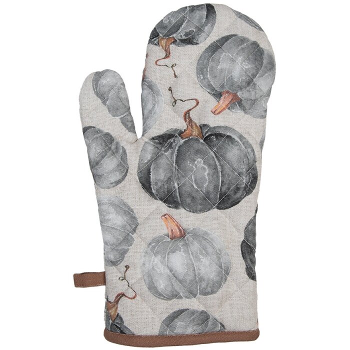 Clayre & Eef CSP44 Oven glove pumpkin design 18x30 cm