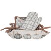 Clayre & Eef CSP47 Bread Basket Pumpkin Design 35x35x8 cm