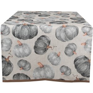 Clayre & Eef CSP64 Table Runner Pumpkin Grey Beige...