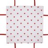 Clayre & Eef LVT47 Bread Basket Hearts 35x35x8 cm Red White