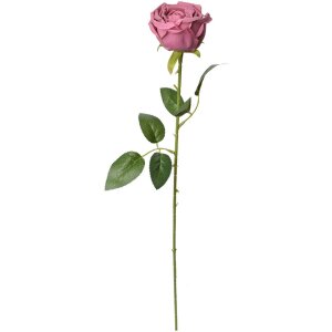 Clayre & Eef 6PL0369DP Artificial flower rose 9x9x61 cm