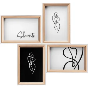 Walther Silhouette wooden gallery 4 photos 10x15 cm...