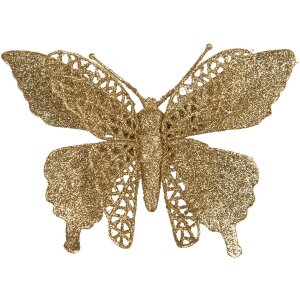 Clayre & Eef 65795 Decoration Butterfly Gold coloured...