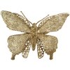 Clayre & Eef 65795 Decoration Butterfly Gold coloured 17x2x12 cm