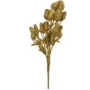 Clayre & Eef 65803 Decoration Branch with Flowers Gold 10x8x35 cm