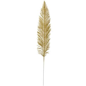 Clayre & Eef 65806 Decorative leaf gold plastic...