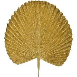 Clayre & Eef 65807 Decorative leaf gold 25x1x36 cm