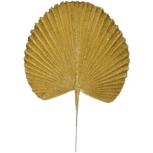 Clayre & Eef 65807 Decorative leaf gold 25x1x36 cm