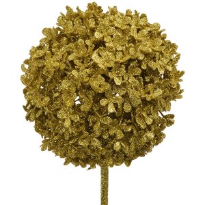 Clayre & Eef 65816 Christmas Decoration Ball Gold...