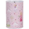 Clayre & Eef 6BL0159 Princess money box pink Ø10x15 cm