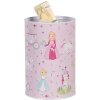 Clayre & Eef 6BL0159 Princess money box pink Ø10x15 cm