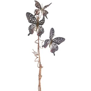 Clayre & Eef 50811 Decoration Branch with Butterflies...