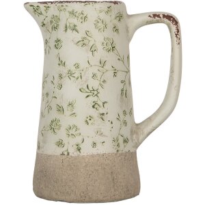 Clayre & Eef 6CE1924M Decorative Jug Ceramic Green...