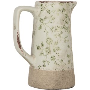 Clayre & Eef 6CE1924M Decorative Jug Ceramic Green...