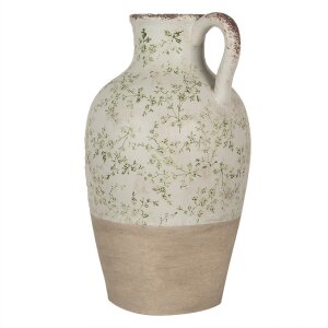 Clayre & Eef 6CE1926 Ceramic decorative jug green...