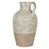 Clayre & Eef 6CE1926 Ceramic decorative jug green Ø 30x50 cm country style