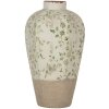 Clayre & Eef 6CE1936S Vase Green Ø 17x29 cm Ceramic Country Style