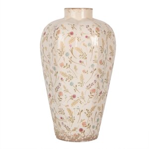 Clayre & Eef Vase 6CE1937L Beige Pink Ø 24x40...