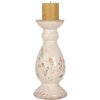 Clayre & Eef 6CE1945M Candle Holder Ceramic Beige Pink Ø 12x26 cm