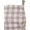 Clayre & Eef LVT41G Apron Cotton Grey Beige Country Style 70x85 cm