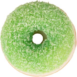 Clayre & Eef 65980GR Decoration Donut Green Brown Ø 6x2 cm