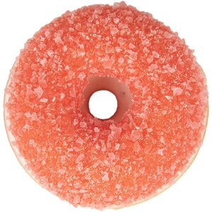 Clayre & Eef 65980P Decoration Donut Red Plastic Ø 6x2 cm