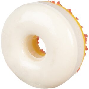 Clayre & Eef 65982 Decoration Donut Yellow Plastic Ø 8x3 cm