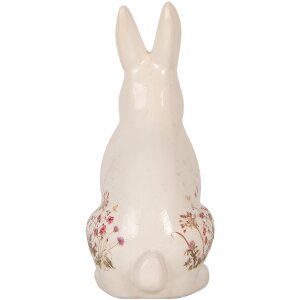 Clayre & Eef 6CE1959L Decorative Rabbit Beige Pink 16x12x28 cm