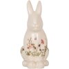 Clayre & Eef 6CE1959L Decorative Rabbit Beige Pink 16x12x28 cm