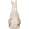 Clayre & Eef 6CE1959M Decorative Rabbit Beige Pink Ceramic 13x10x21 cm