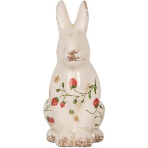 Clayre & Eef 6CE1960L Decorative Rabbit Beige Red...