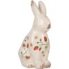 Clayre & Eef 6CE1960L Decorative Rabbit Beige Red 16x12x28 cm