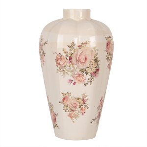 Clayre & Eef 6CE1963L Vase Beige Pink Ø24x40...