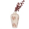 Clayre & Eef 6CE1963L Vase Beige Pink Ø24x40 cm Ceramic Country Style