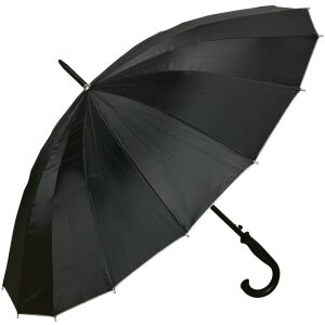 Juleeze JZUM0086 Umbrella black Ø 100 cm ergonomic...