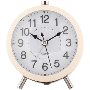 Clayre & Eef 6AC0033BE Alarm clock Beige 10x7x12 cm...