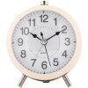 Clayre & Eef 6AC0033BE Alarm clock Beige 10x7x12 cm Analogue design 1xAA