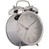 Clayre & Eef 6AC0036 Alarm clock analogue silver-coloured 10x6x14 cm 1xAA