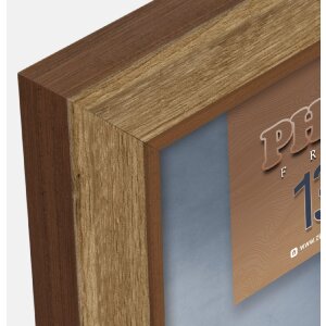 ZEP picture frame Arles wood look clear glass 10x15 cm to 30x40 cm wall mounting