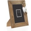 ZEP wooden portrait frame Lille brown white 10x15 13x18 15x20 cm heart decor