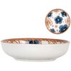 Clayre & Eef 6CEBO0068 Ceramic Bowl Beige Blue Ø 10x3 cm 50 ml