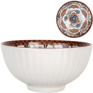 Clayre & Eef 6CEBO0081 Bowl Ø 11x6 cm 200 ml...