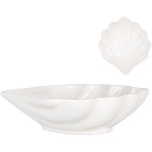 Clayre & Eef 6CEBO0175 Ceramic Bowl White Country...