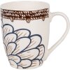 Clayre & Eef 6CEMU0169 Mug White Brown 12x8x10 cm 300 ml Boho style