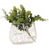 Clayre & Eef 6Y5711 Basket White Iron 24x14x16/28 cm Country style