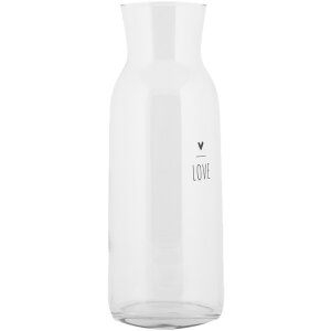 Clayre & Eef BHSGL0001 Carafe glass 1000 ml Ø...